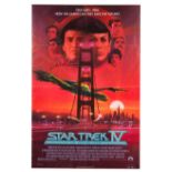 STAR TREK IV - THE VOYAGE HOME | WILLIAM SHATNER SIGNED FILM POSTER