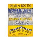 DENNIS HOPPER | SATYA DE LA MANITOU GIFTED "YOU ARE MY LUCKY STAR" SHEET MUSIC