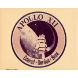 NASA, Offizielles Abzeichen der Mission Apollo 12, der zweiten des Apollo-Programms. 1969.