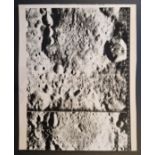 NASA, Großes Format. Selten, Mission Lunar Orbiter 1. High Resolution Frame 136, Far side. Dunkle