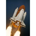 NASA, Hervorragende Sicht auf den Start des Space Shuttle Atlantis (Mission STS-45). Auf dieser