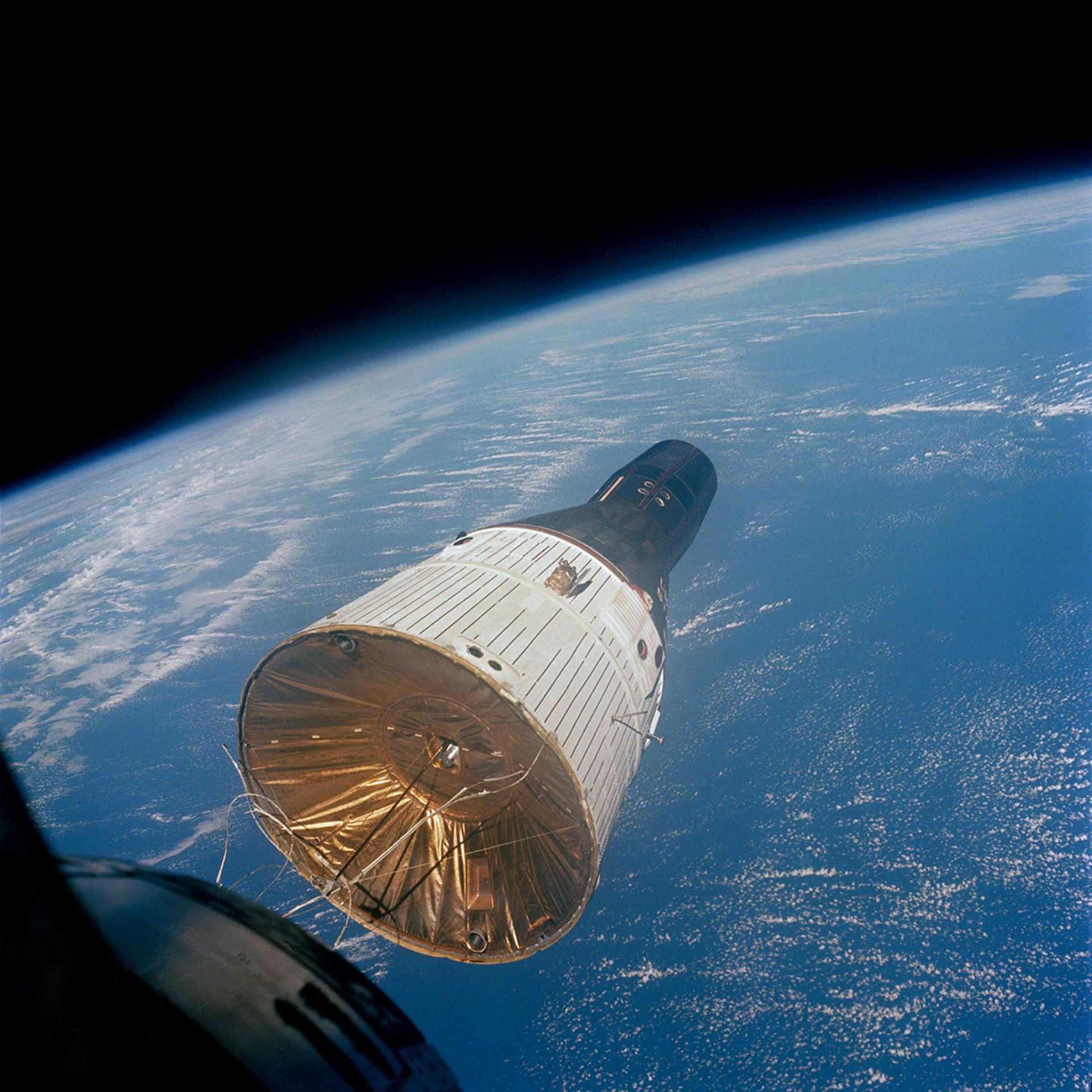 NASA, Großformat. Gemini-Mission IV. Historischer erster Weltraumspaziergang eines Amerikaners.