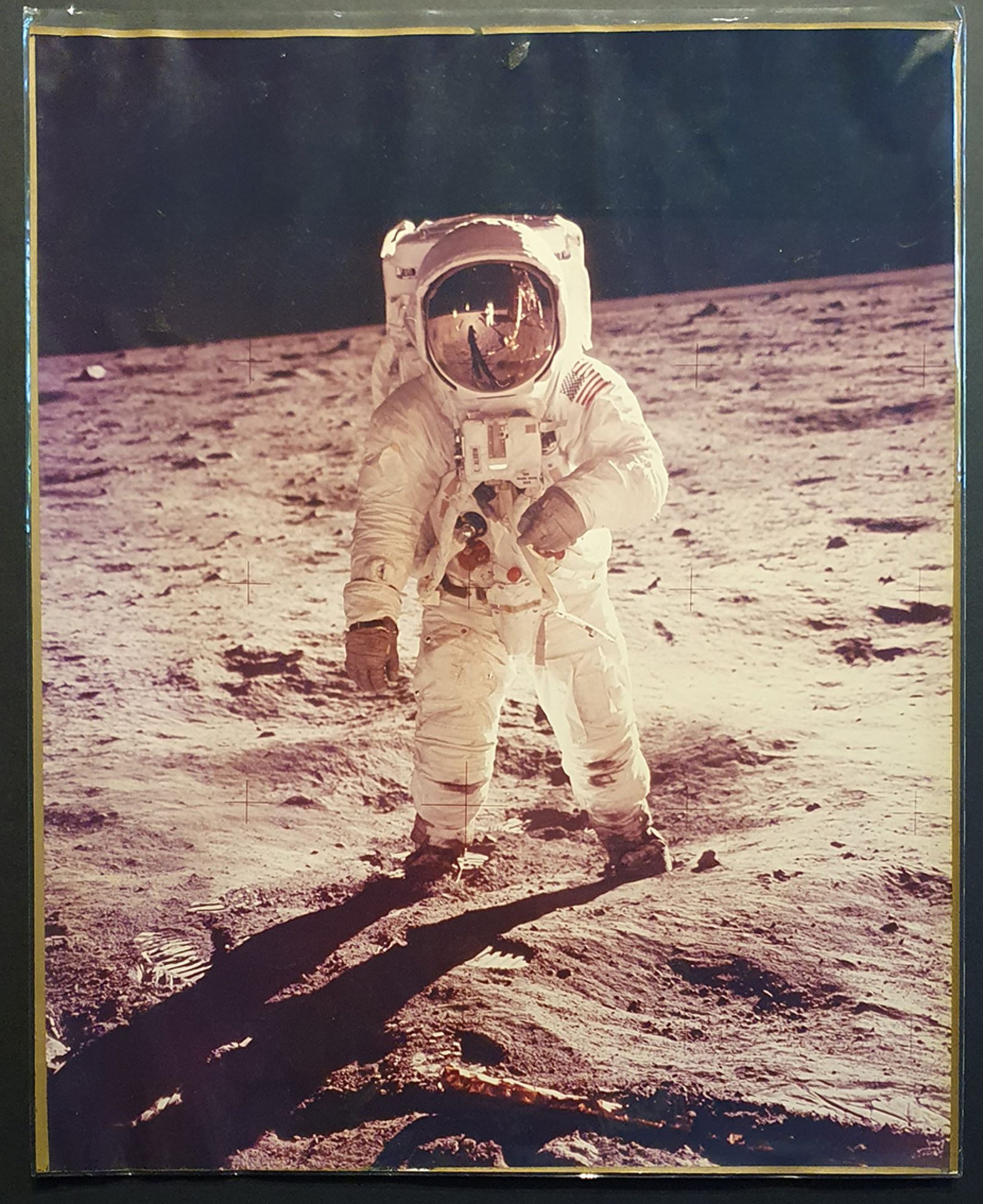 NASA, Apollo 11. Großes Format. Seltener, Außergewöhnlicher Großformatdruck des ikonischsten Fotos