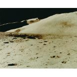 NASA, Apollo 15 Mission. Beobachtung des Mondreliefs von der Landestelle MADLEY APENNINE der