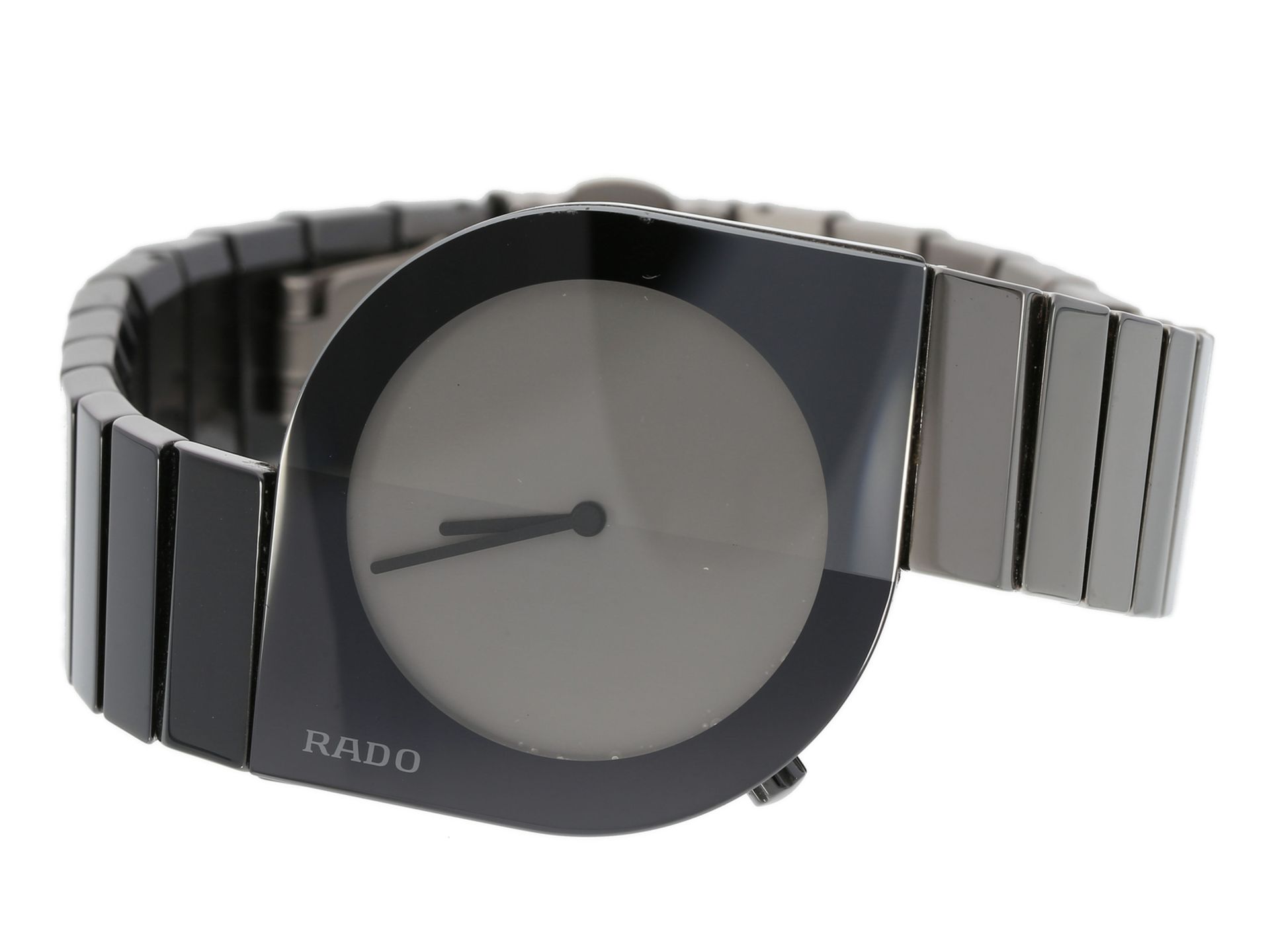 Armbanduhr: Rado Cerix Herrenuhr, Originalbox und Originalpapiere von 2002, Ref. 150.0472.3.010