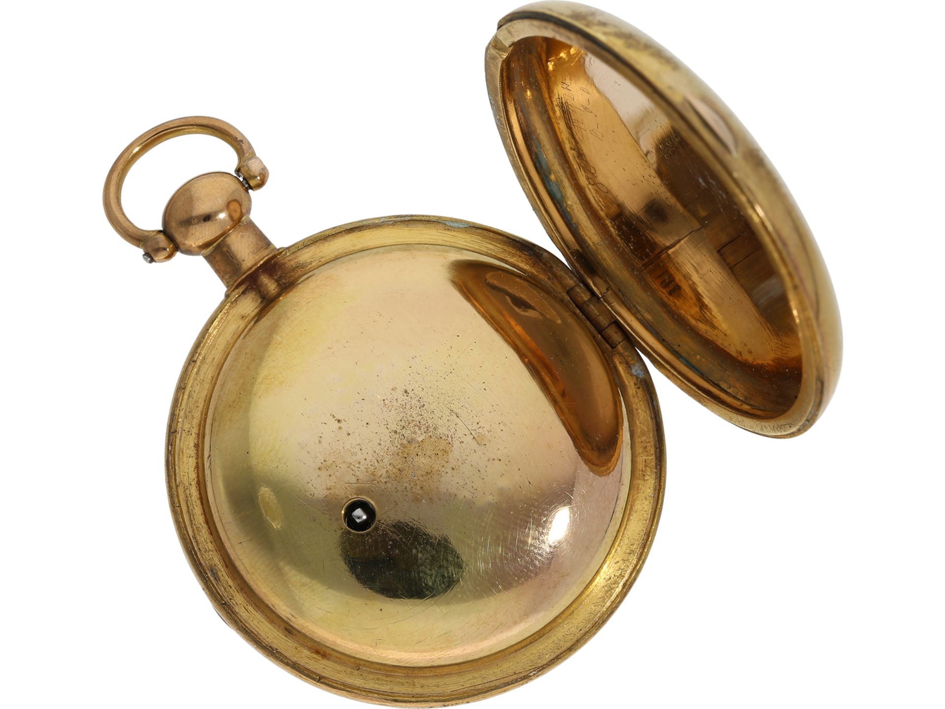 Taschenuhr: Zylinderuhr, signiert Graham, London um 1780 - Bild 4 aus 5