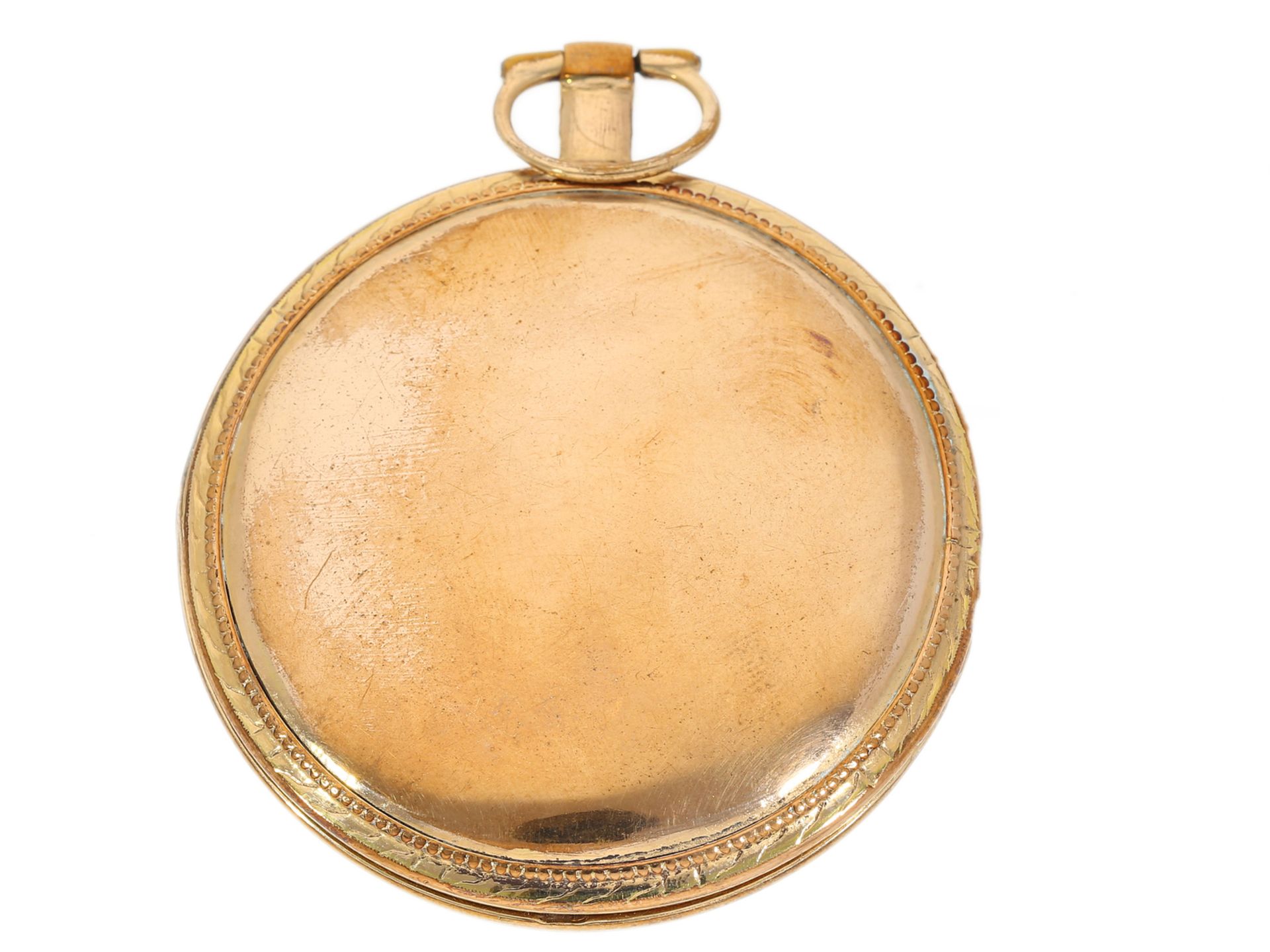 Interessante frühe Taschenuhr, signiert Mallet a Paris, ca.1824 - Bild 2 aus 4