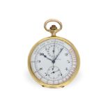 Taschenuhr: hochfeiner Ärzte-Chronograph, um 1910, Chronometro Escasany Buenos Aires