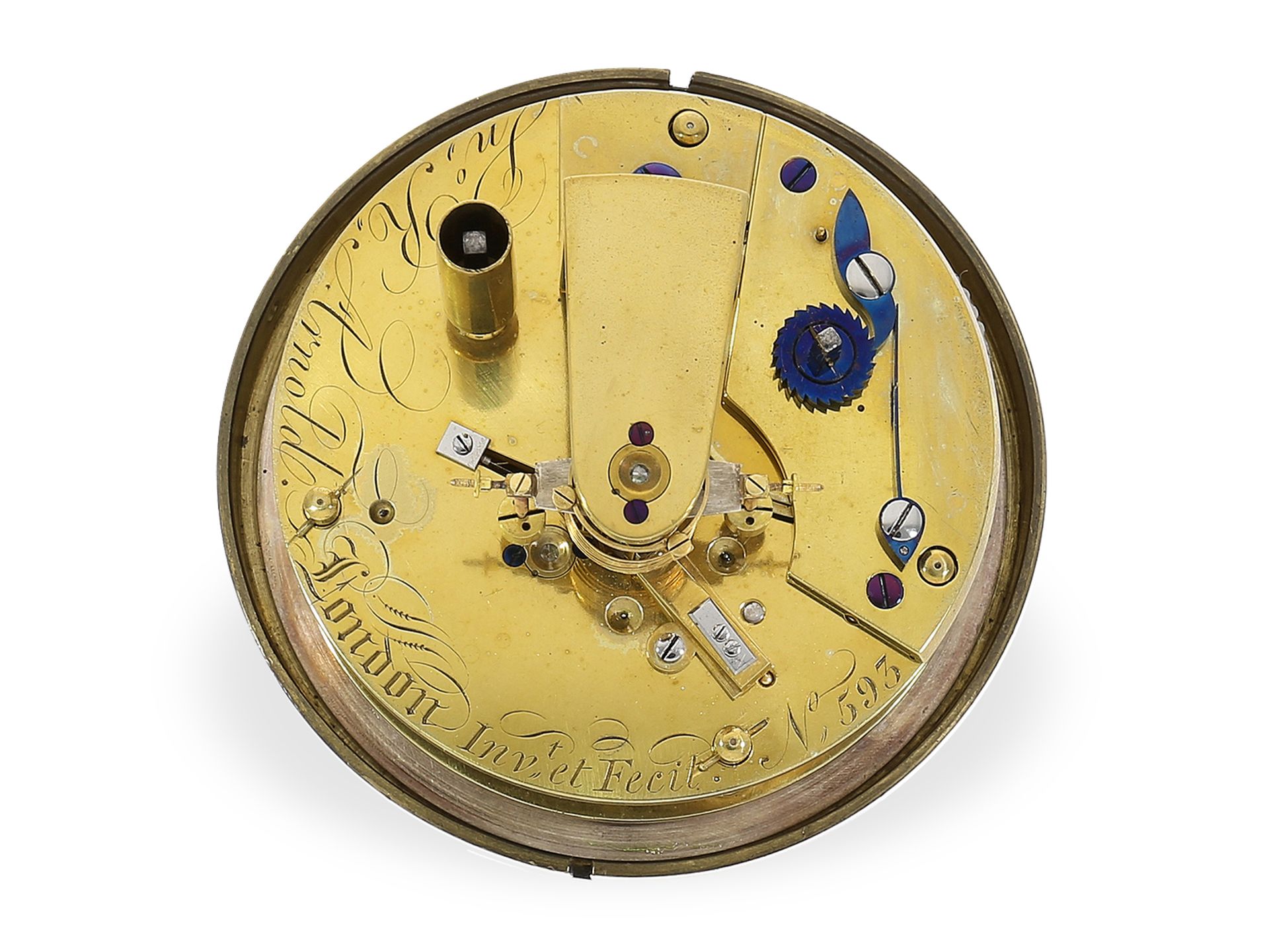 Bedeutendes Marinechronometer, sog. Box-Chronometer John Roger Arnold No.593, 1824 - Bild 8 aus 10