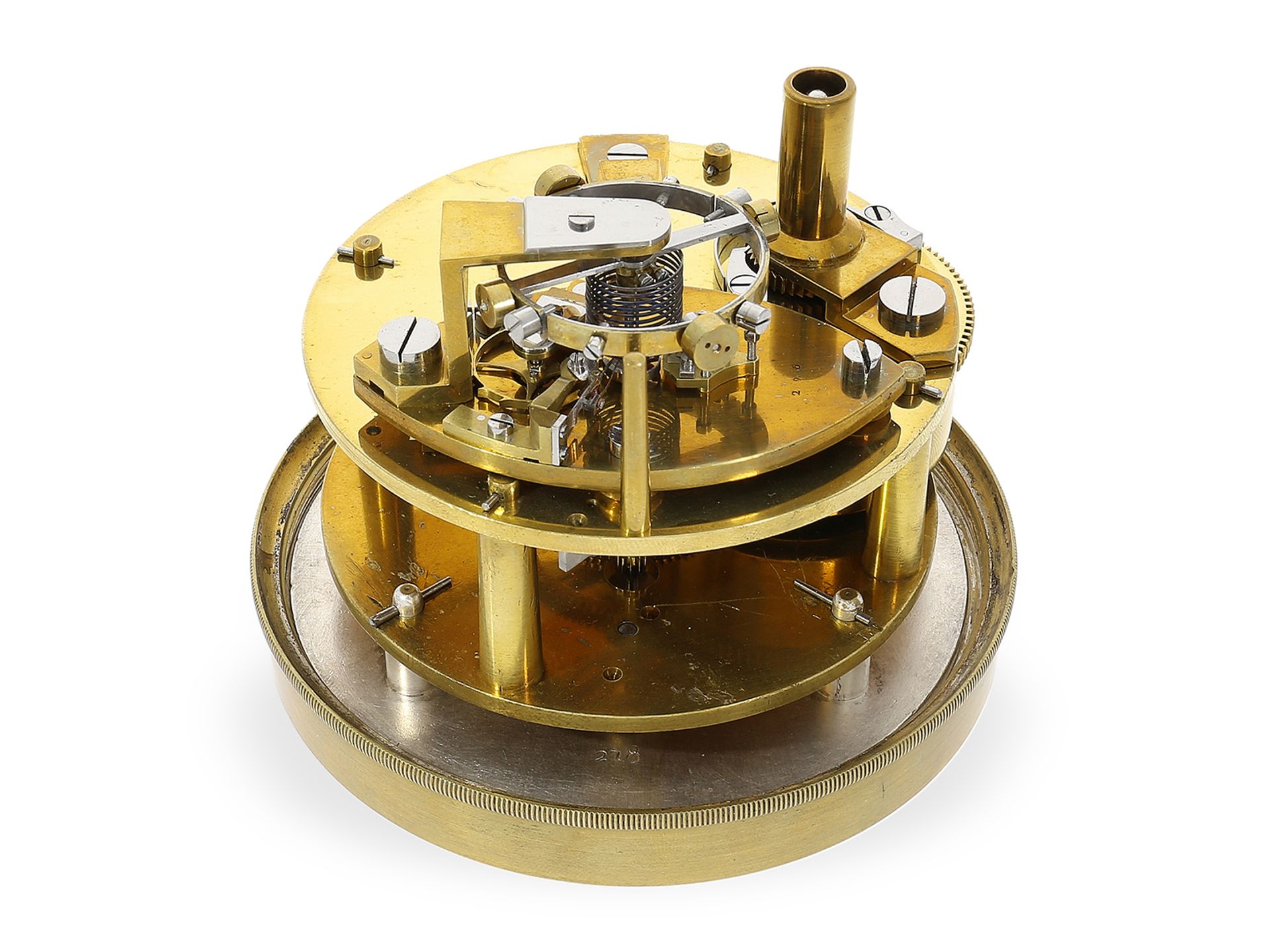 Marinechronometer: bedeutendes Marinechronometer von Breguet, No.278, verkauft 1839 - Bild 2 aus 8