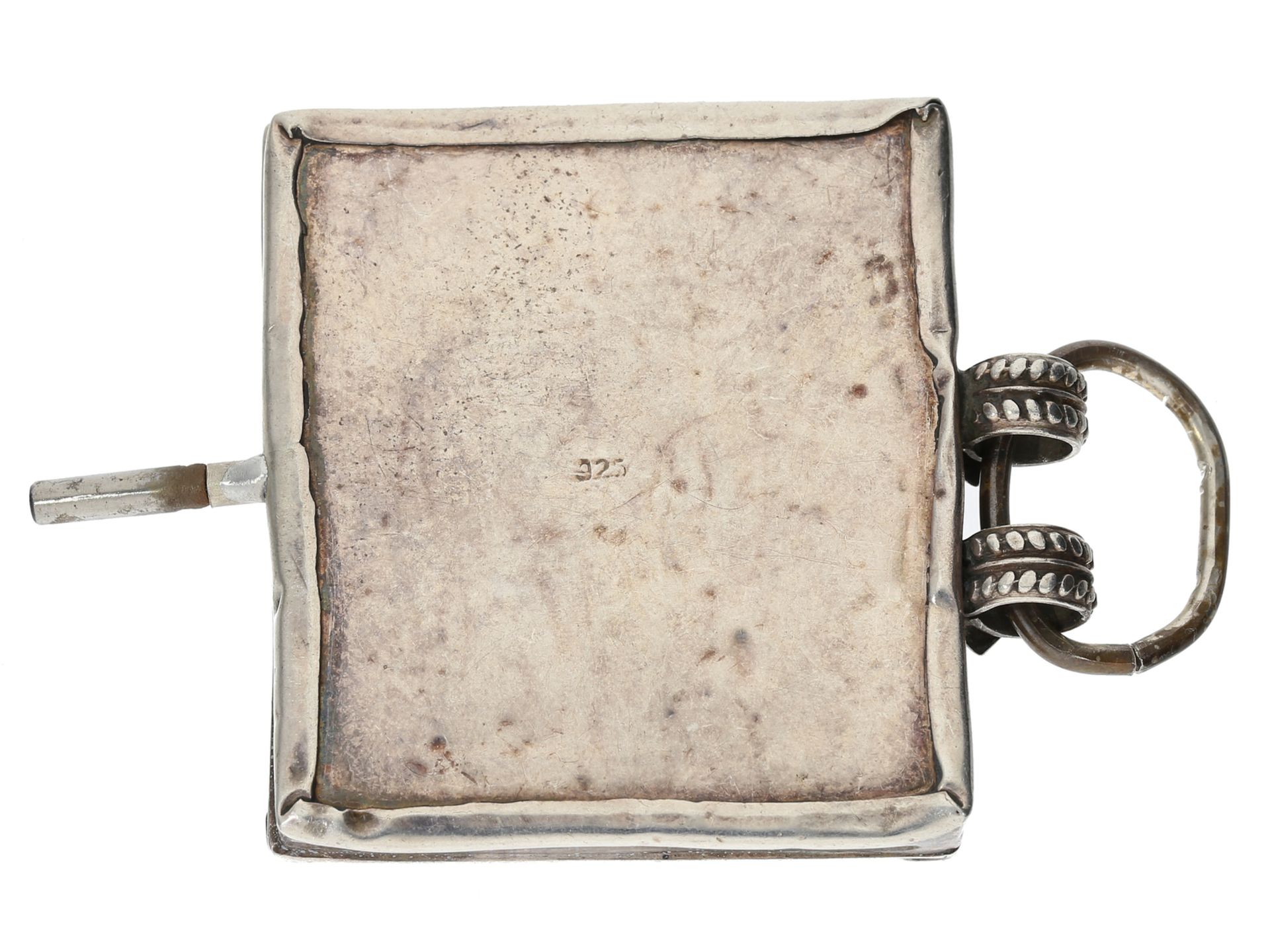 Uhrenschlüssel: äußerst ungewöhnlicher, vermutlich osmanischer Spindeluhrenschlüssel mit Elfenbeinma - Bild 3 aus 3