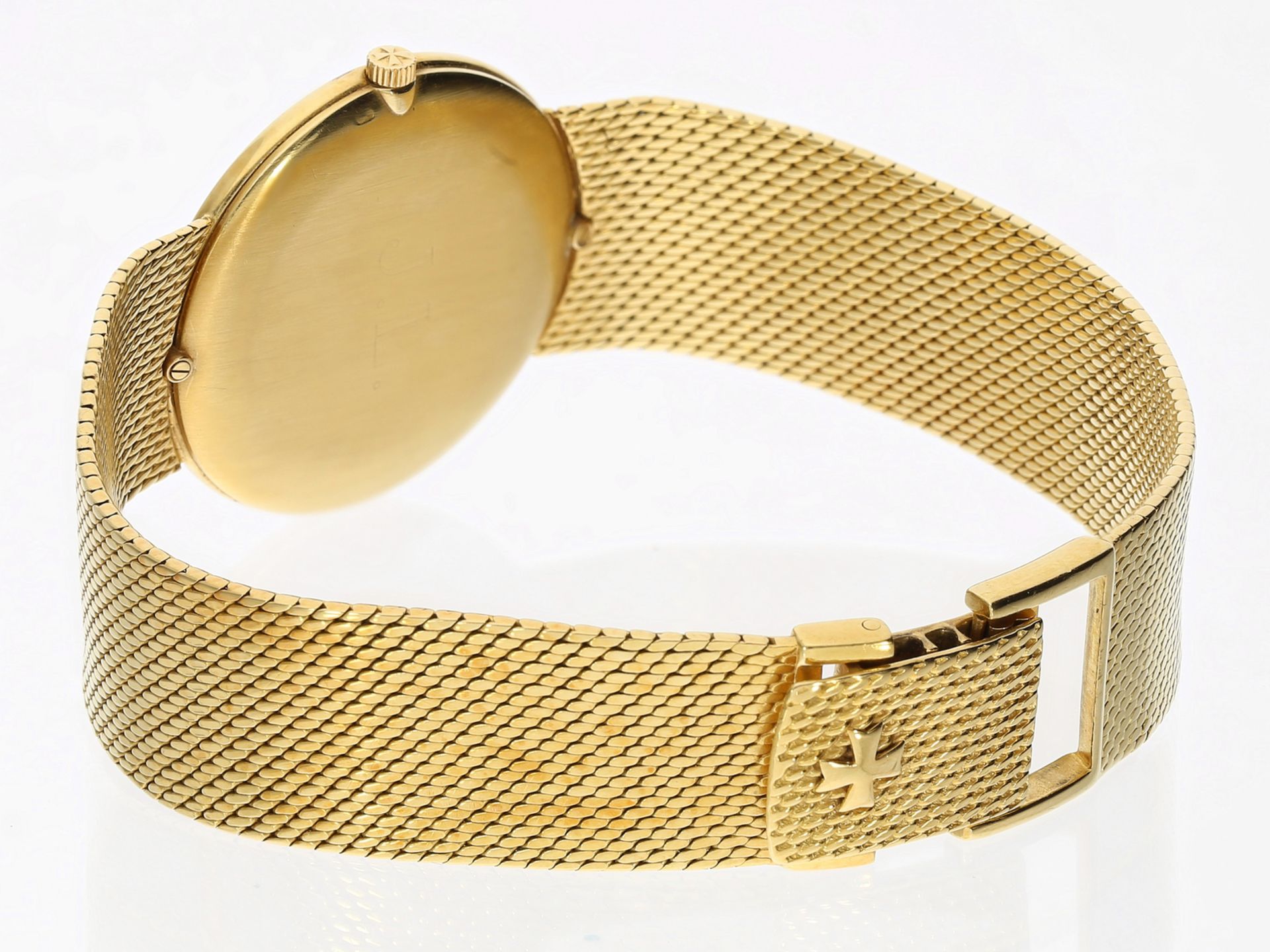 Armbanduhr: Seltene und hochwertige, super flache vintage Herrenuhr der Marke Vacheron & Constantin, - Bild 3 aus 3