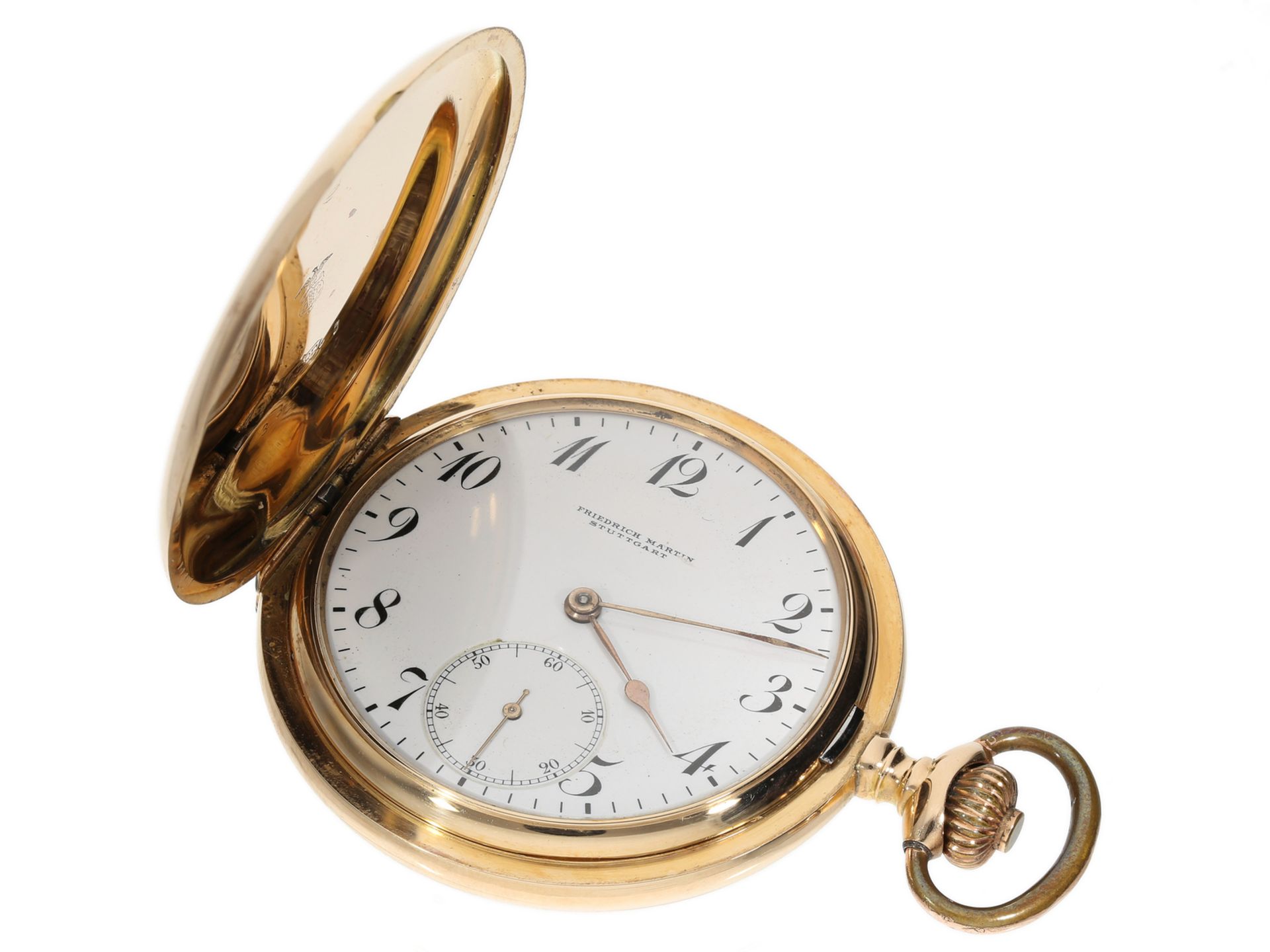 Taschenuhr: Goldsavonnette Girard Perregaux, um 1920