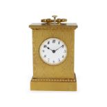 Reiseuhr: Rarität, Miniatur-Reiseuhr mit Minutenrepetition & Originalbox, Matthey-Tissot & Cie., ca.