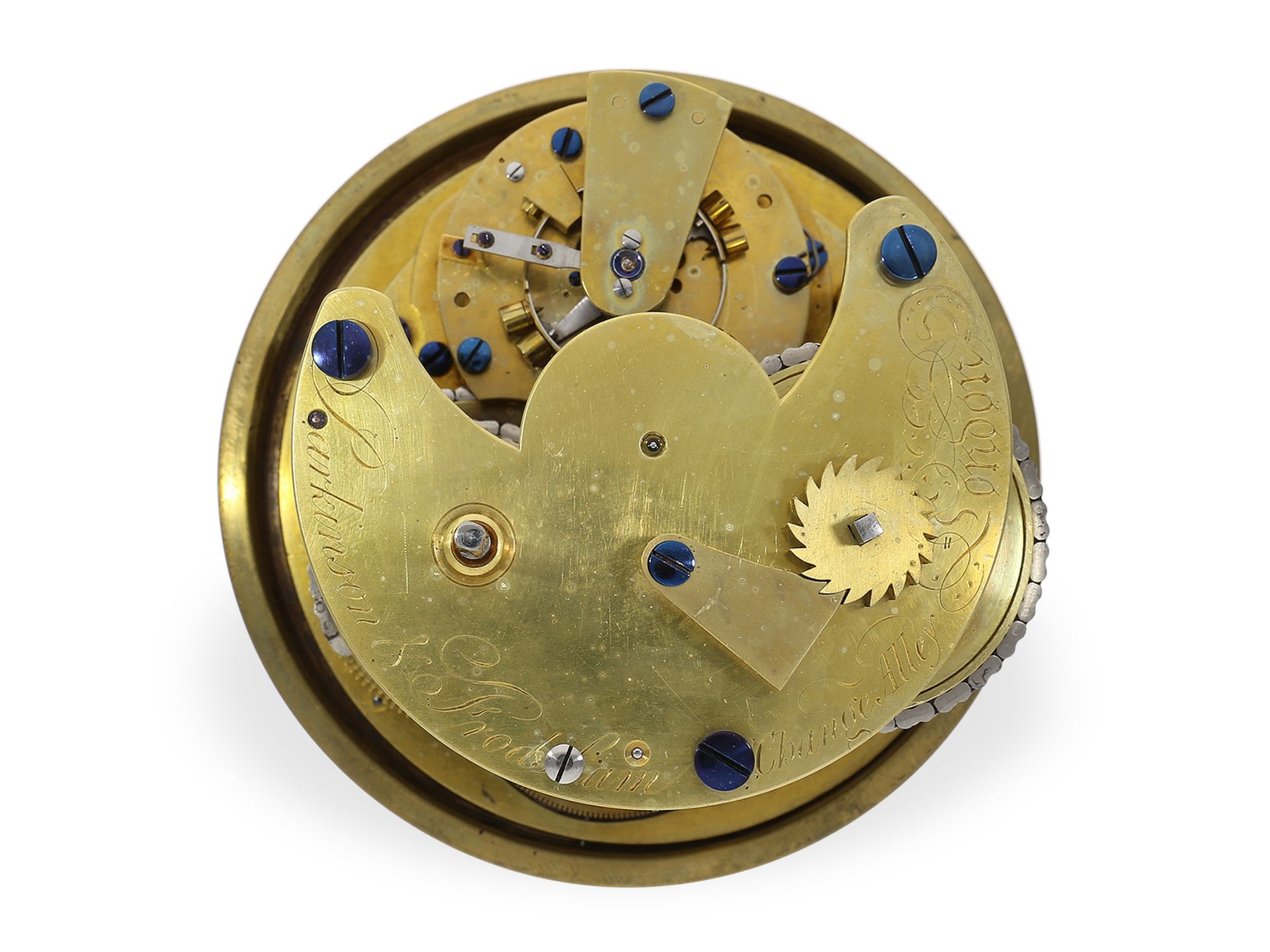 Marine chronometer/ deck chronometer: extremely rare 8-day chronometer Parkinson & Frodsham No. 1573 - Image 2 of 7