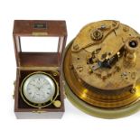 Marine-Chronometer: interessantes A. Lange & Söhne Marinechronometer No.2654, mit Stammbuchauszug