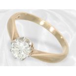 Ring: vintage Brillant/Solitärring, schöner Brillant von ca. 0,6ct