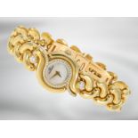 Armbanduhr: schwere und ehemals sehr teure Damenuhr aus dem Hause Jaeger Le Coultre, Modell "Seductr