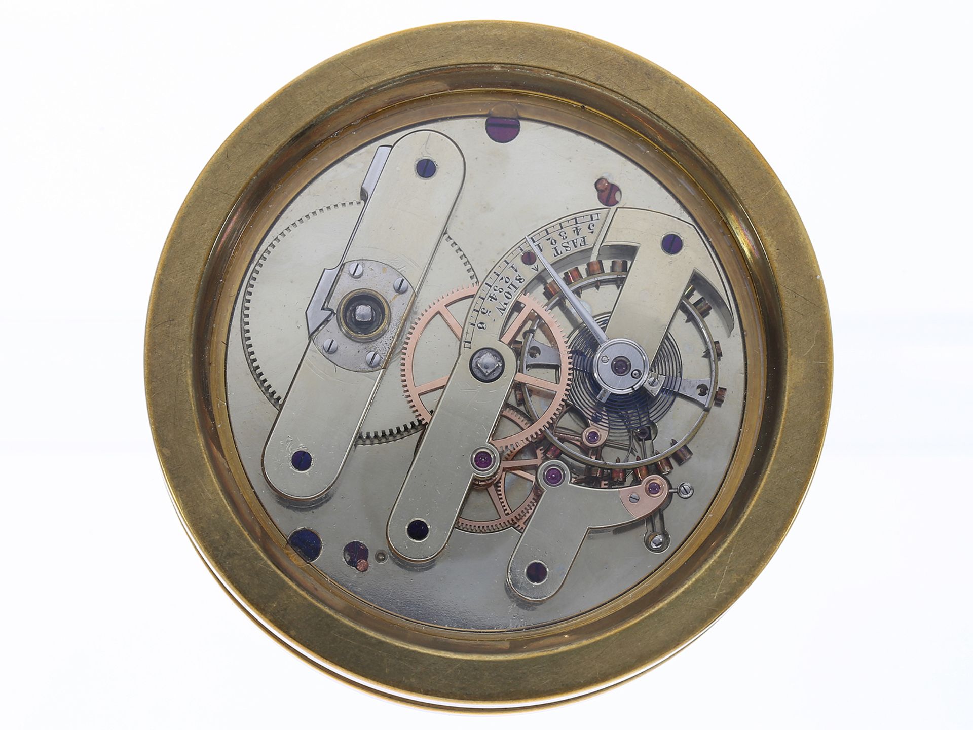 Taschenuhr: exquisites Chronometerwerk Kaliber Jürgensen, signiert Matile Locle, ca. 1870 - Image 2 of 2