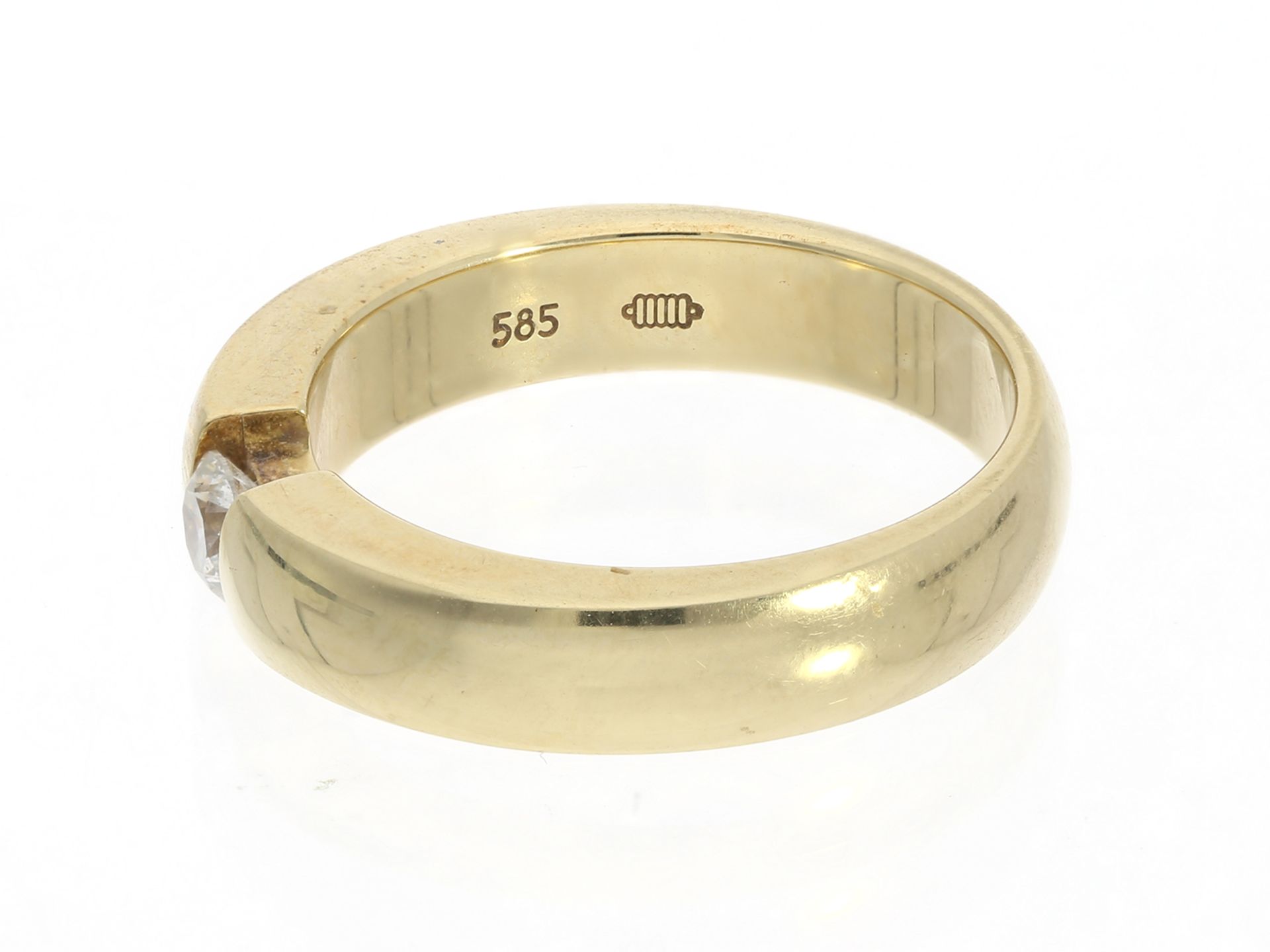 Ring: Hochwertiger und moderner Brillant-Spannring, ca. 0,26ct - Image 2 of 2