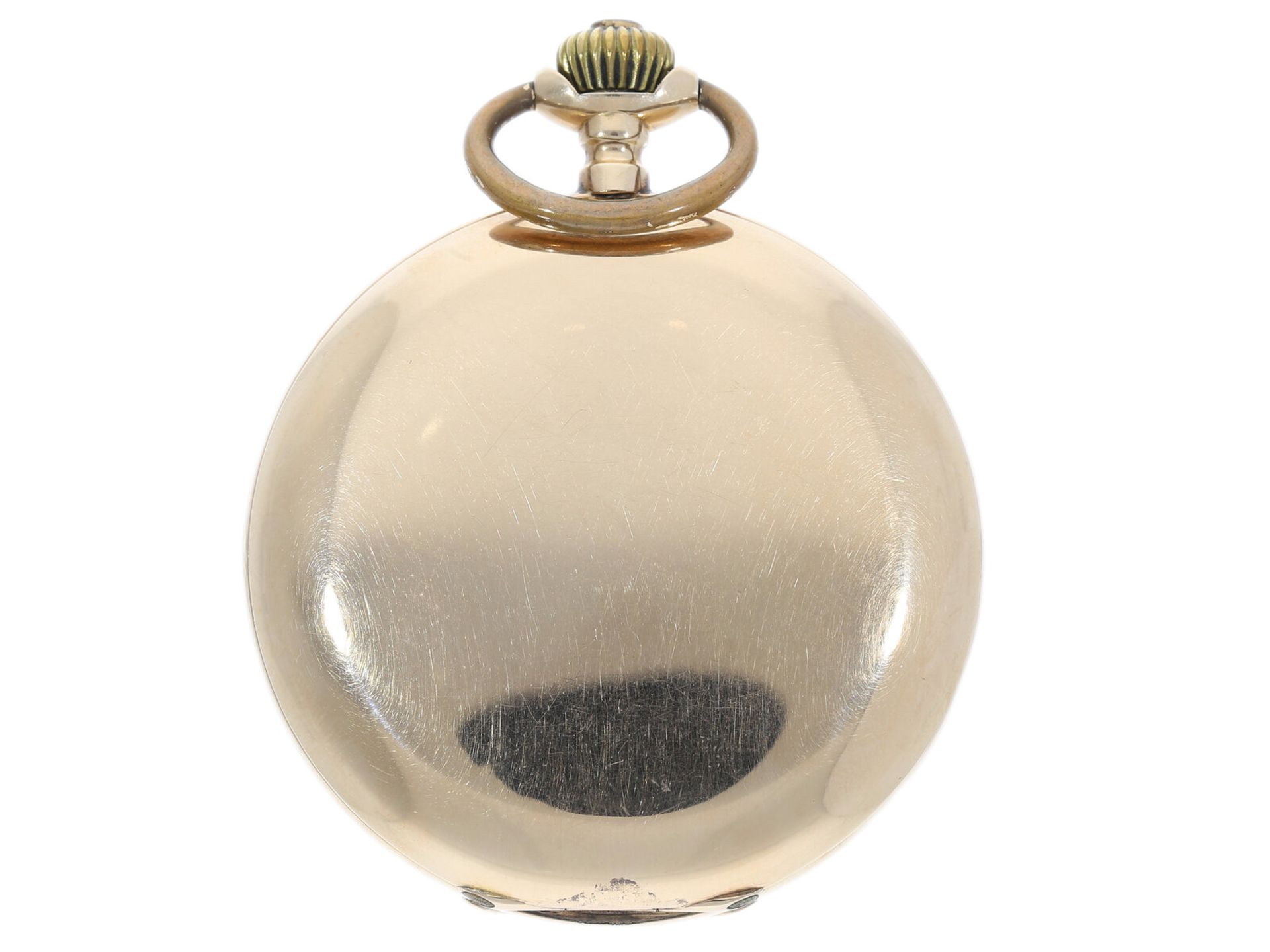 Taschenuhr: schwere goldene Savonnette, Schweiz um 1910 - Bild 4 aus 5