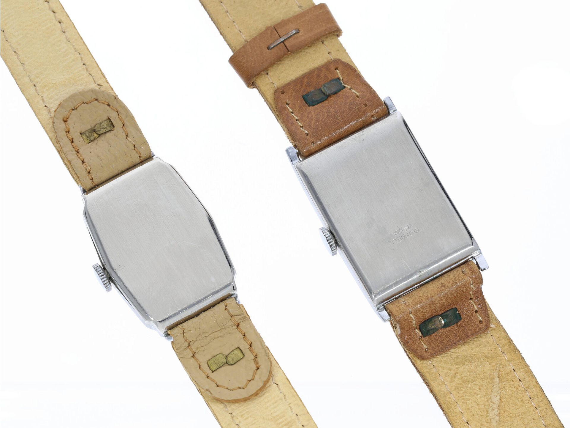 Armbanduhr: 2 vintage Armbanduhren der Marke Anker, 40er/50er Jahre - Bild 2 aus 2