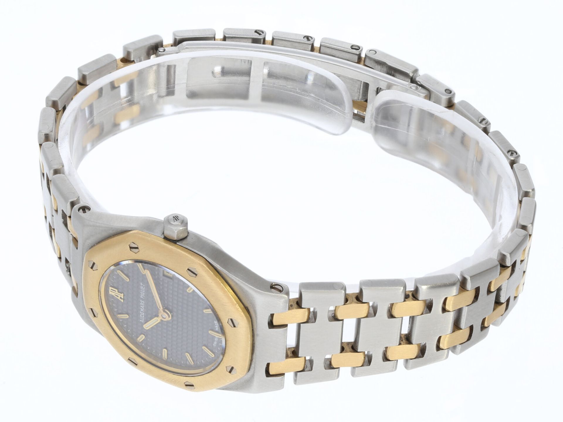 Armbanduhr: seltene vintage Audemars Piguet Royal Oak Damenuhr 24mm, Ref. D6818, Stahl/Gold - Bild 4 aus 5