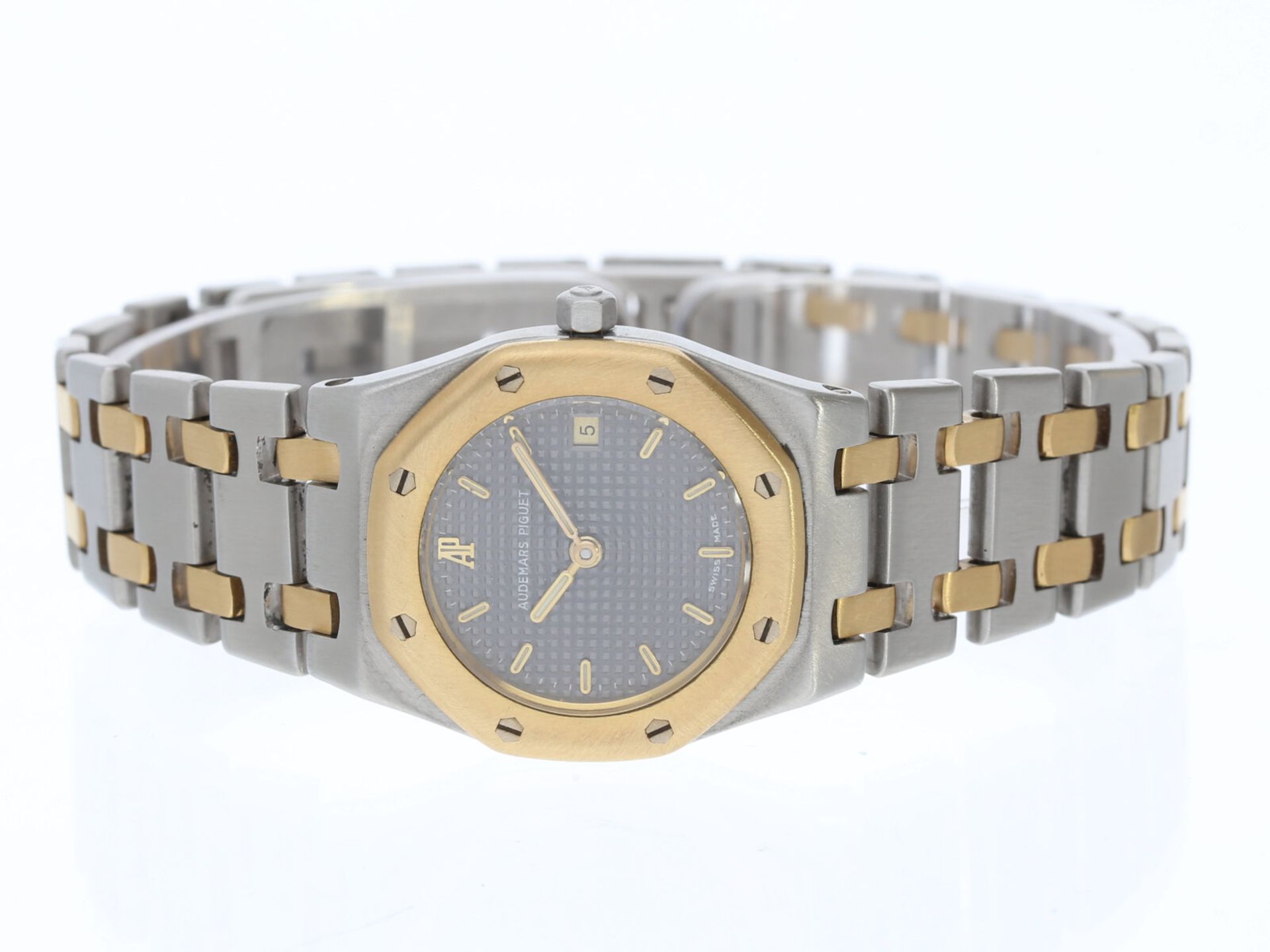 Armbanduhr: seltene vintage Audemars Piguet Royal Oak Damenuhr 24mm, Ref. D6818, Stahl/Gold