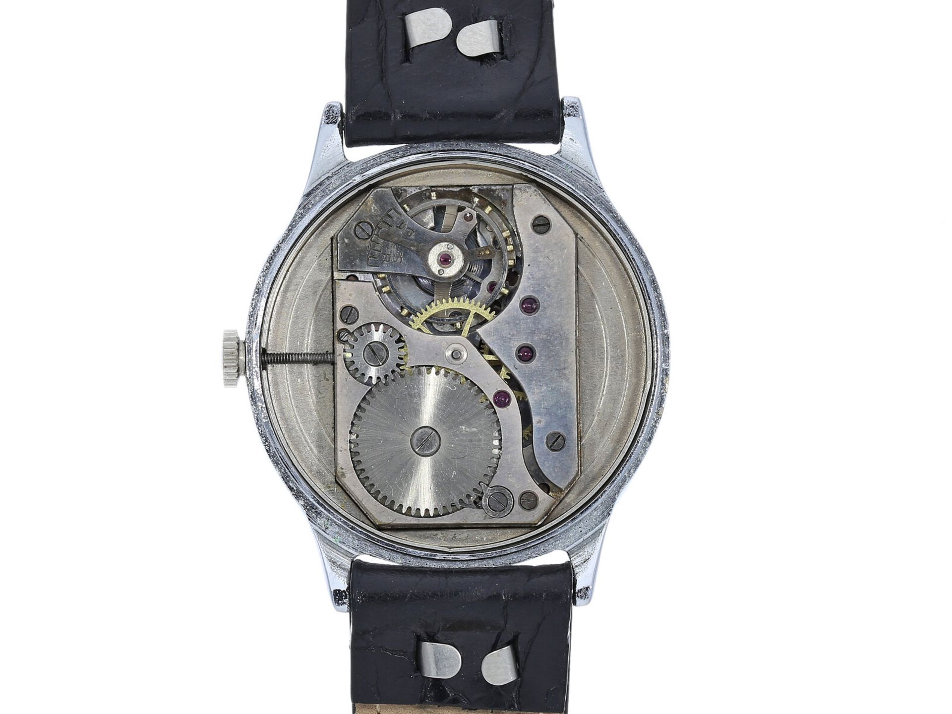Armbanduhr: seltene Herrenuhr aus dem Hause Wempe, Handaufzug, 30er Jahre - Image 3 of 3
