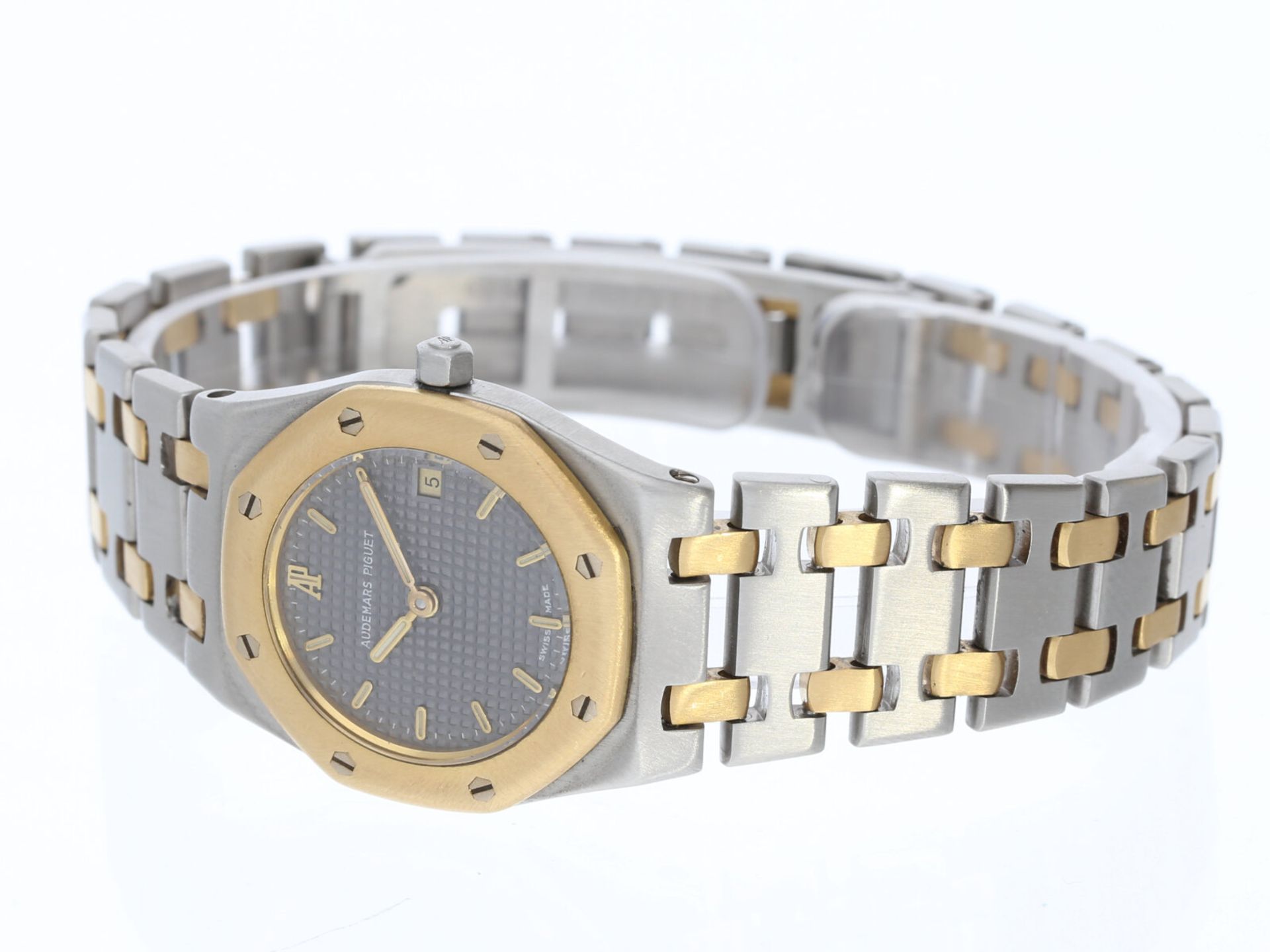 Armbanduhr: seltene vintage Audemars Piguet Royal Oak Damenuhr 24mm, Ref. D6818, Stahl/Gold - Bild 2 aus 5