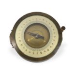 Marine-Uhr: extrem seltene Glashütter Peiluhr für Torpedoangriffe, Strasser & Rohde Glashütte um 192