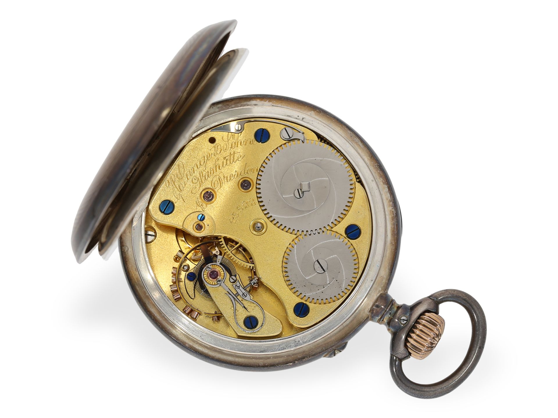 Pocket watch: A. Lange & Söhne precision pocket watch, Glashütte ca. 1902 - Image 2 of 5