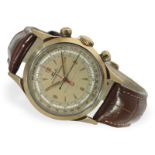 Armbanduhr: früher Chronograph Mido Multi-Centerchrono, Stahl-Gold, ca. 1950er-Jahre