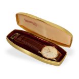 Armbanduhr: vintage 18K Gold Eberhard & Co. mit originaler Metallbox