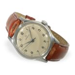 Armbanduhr: vintage Omega mit Zentralsekunde, Stahl, REF 2384-6, ca. 1945