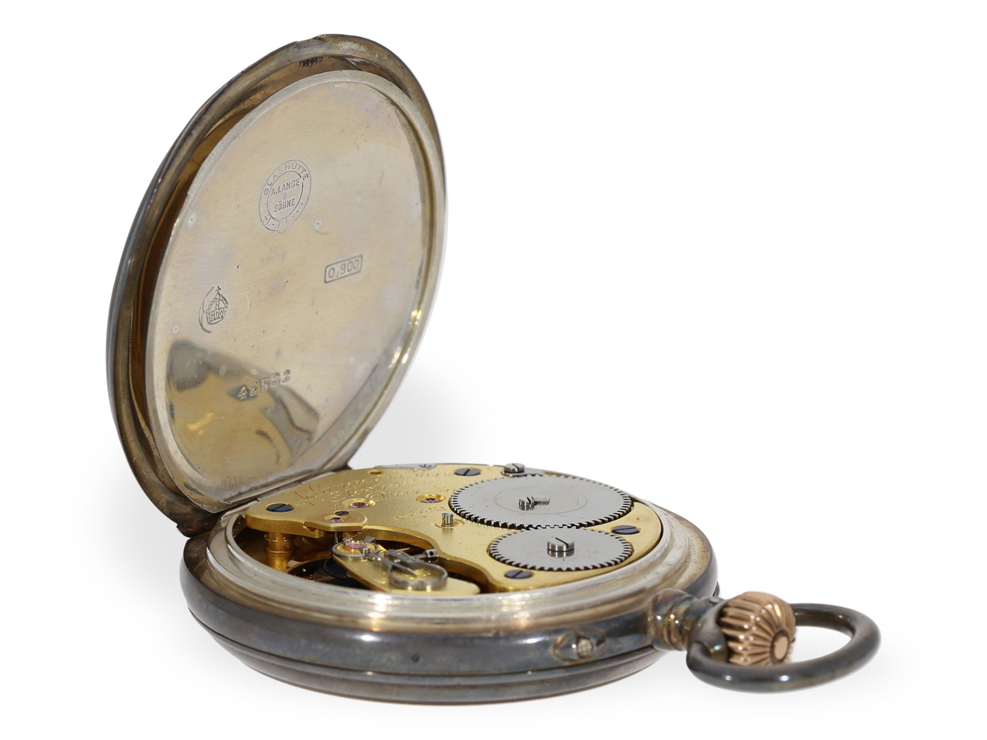 Pocket watch: A. Lange & Söhne precision pocket watch, Glashütte ca. 1902 - Image 4 of 5