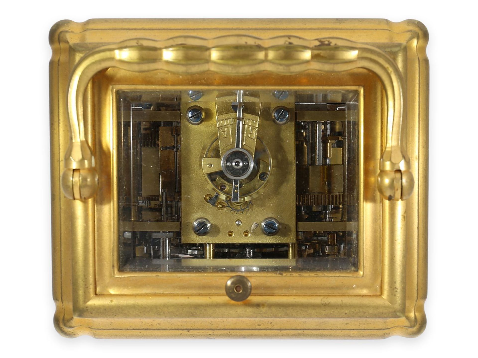 Travel clock: exquisite travel clock with sonnerie, repeater and alarm, Breguet Paris No.4025, ca. 1 - Image 3 of 3