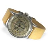 Armbanduhr: früher, großer Omega Chronograph in Stahl, ca. 1940