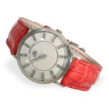 Armbanduhr: luxuriöse vintage Longines Mystery Dial mit Diamantbesatz, 14K Weißgold, ca. 1950