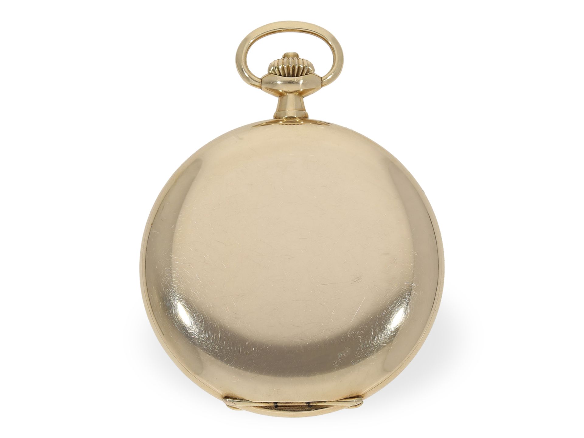 Pocket watch: very well preserved A. Lange & Söhne gold hunting case watch from 1926, collector's wa - Image 6 of 7