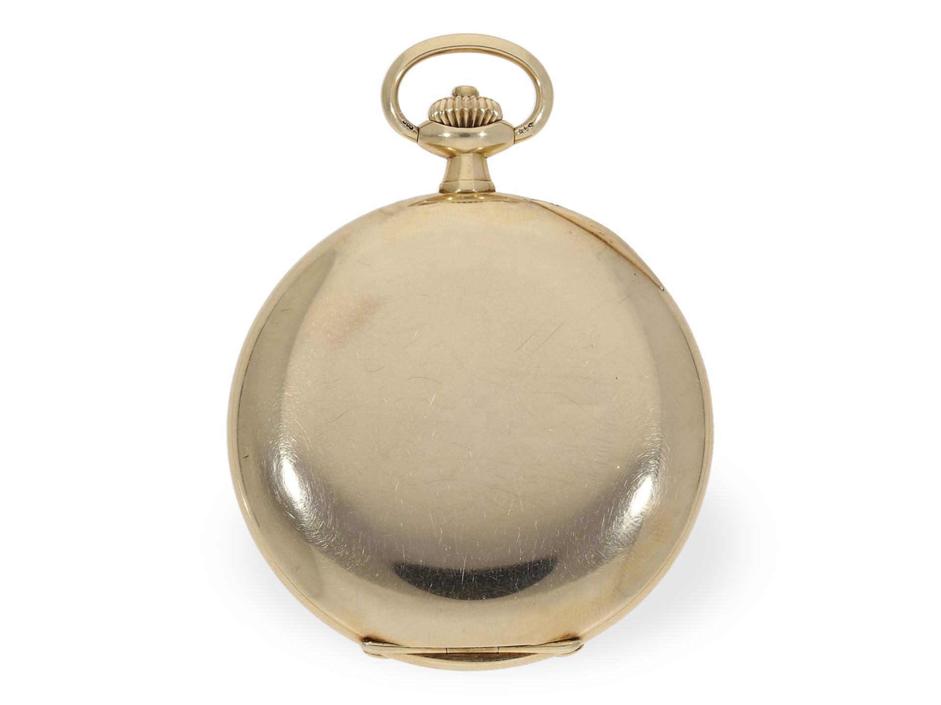 Pocket watch: very well preserved A. Lange & Söhne gold hunting case watch from 1926, collector's wa - Image 7 of 7
