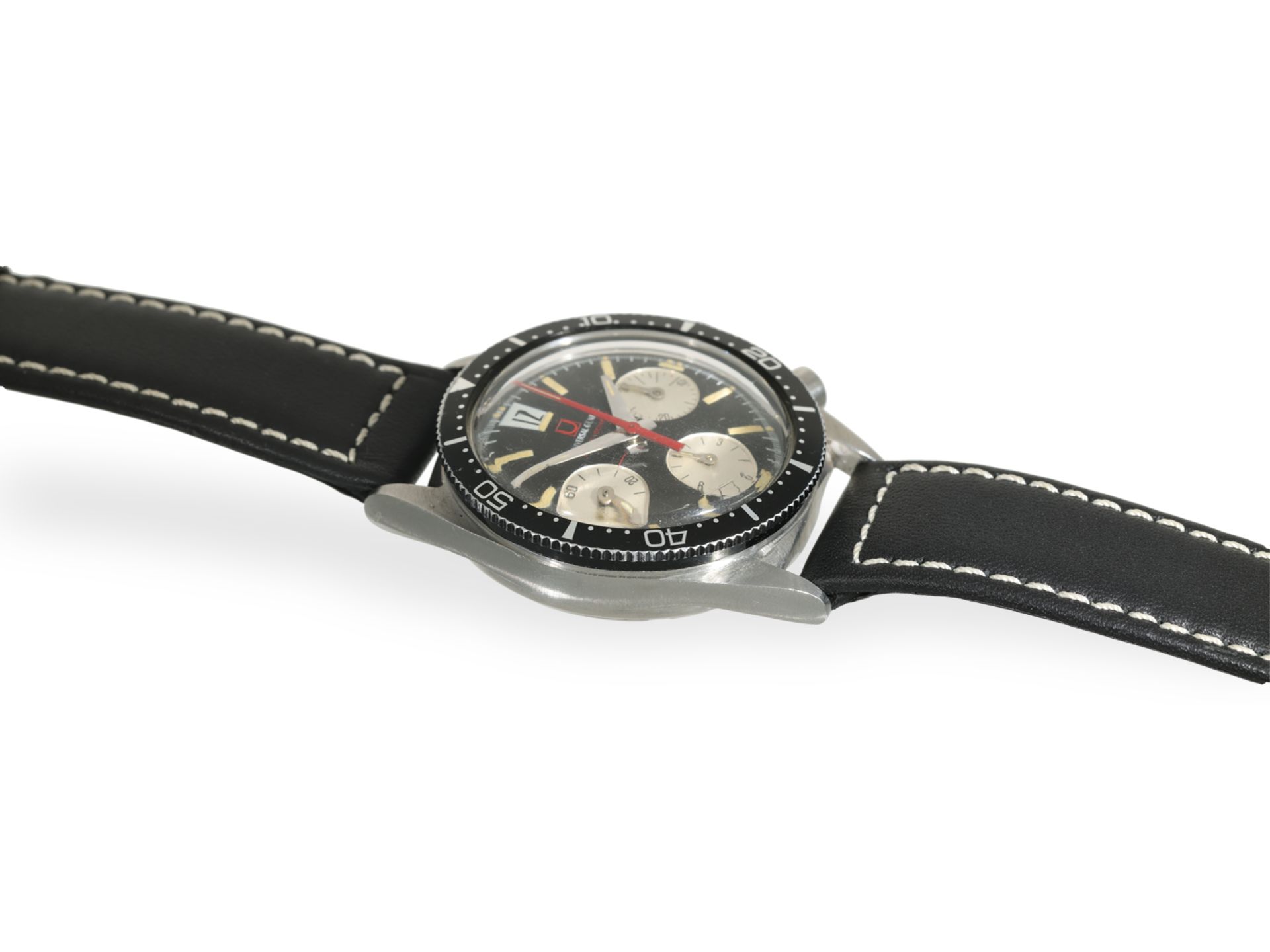 Wristwatch: vintage Sport Chronograph Universal Geneve Space Compax REF 885104/01, ca. 1970 - Image 4 of 6