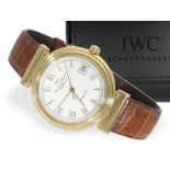 Armbanduhr: große 18K Gold IWC Da Vinci, inkl. Revision 2023