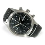 Armbanduhr: moderner Flieger-Chronograph von IWC, REF 3706, Stahl