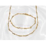 Necklace/bracelet: beautiful Lapponia 14K gold jewellery set