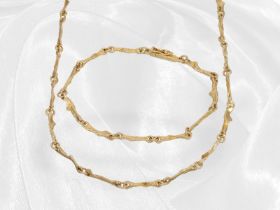 Collier/Armband: schönes Lapponia Schmuckset aus 14K Gold