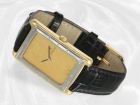 Armbanduhr: seltene Corum Goldbarrenuhr, großes Modell in Bicolor