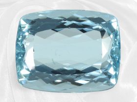 Außergewöhnlicher, großer und hochfeiner "Santa Maria" Aquamarin von 24,7ct