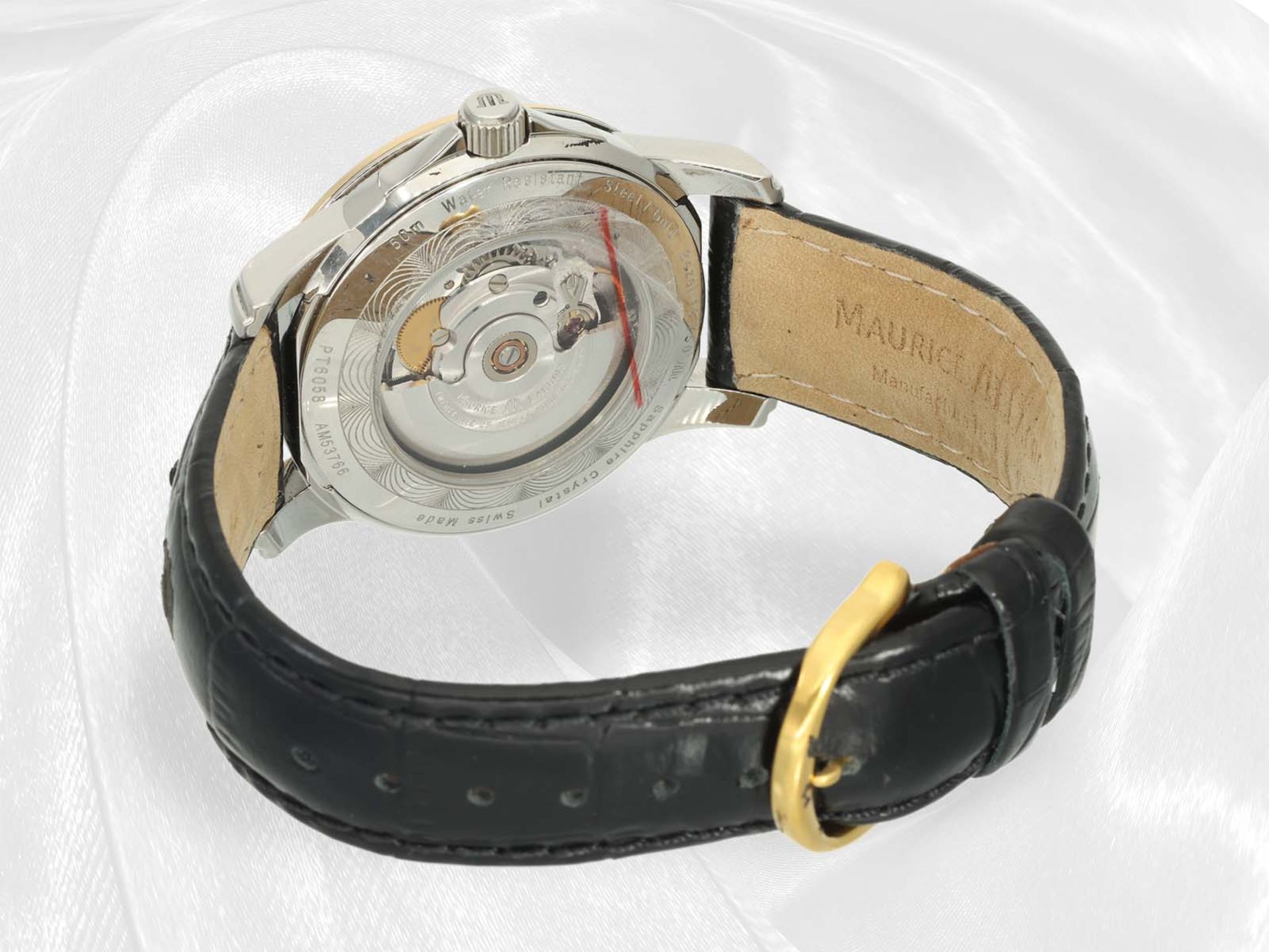 Large automatic men's wristwatch by Maurice Lacroix, Day-Date, Ref: PT 6085 - Image 5 of 5