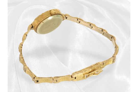 Seltene goldene Armbanduhr von Lapponia, Model "Coco", - Bild 4 aus 4